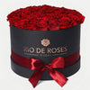 Red Roses in Round Box – Classic Rose Gift Dubai