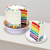 Rainbow Funfetti Cake