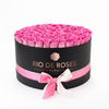 Light Pink Roses in Round Box – Elegant Floral Gift Dubai