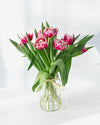 Pink or White Lilies & Red Roses